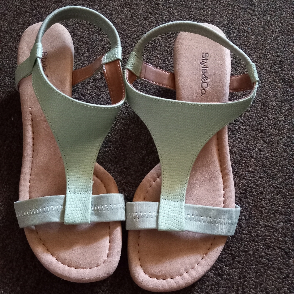 Style & Co. Women's Mint Sandals Sz 6.5